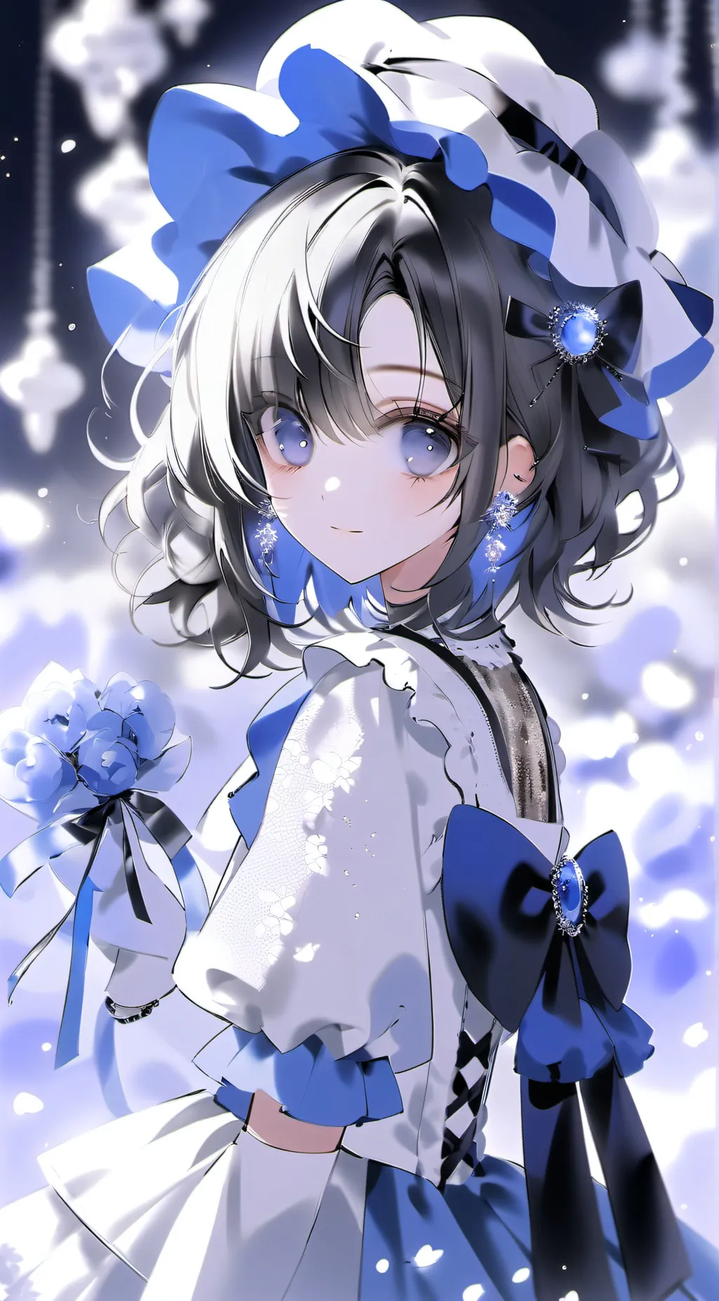 ai character: amber background