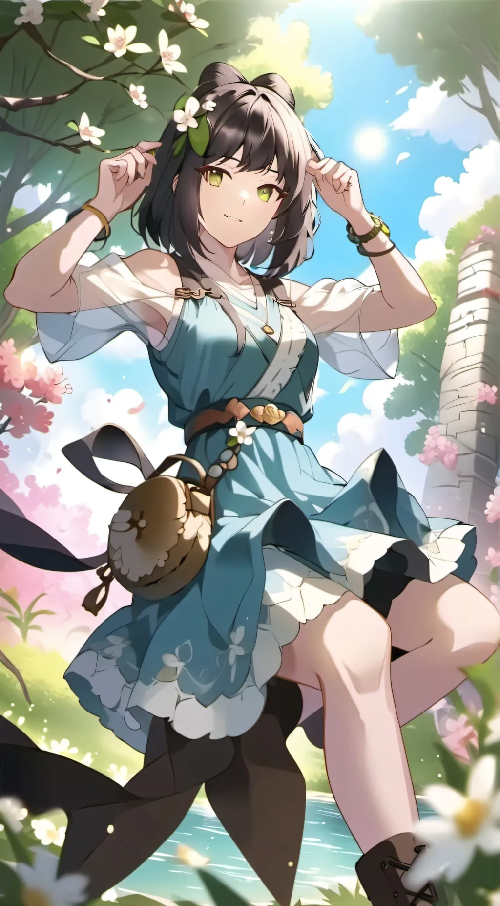 ai character: lily background