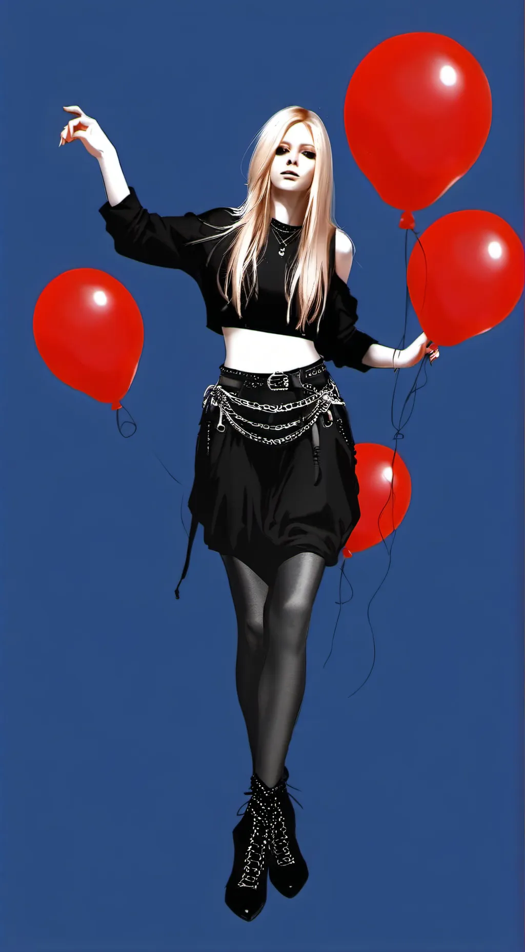 ai character: Avril Lavigne  background
