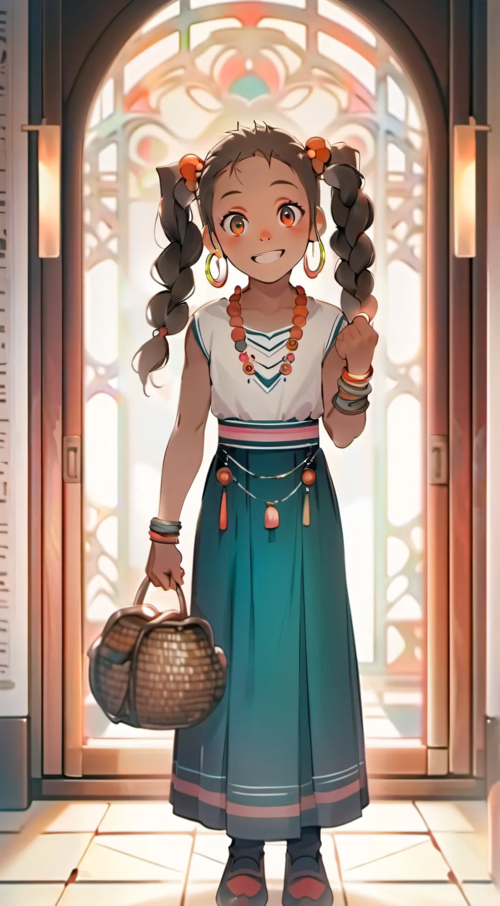 ai character: Miracle  background