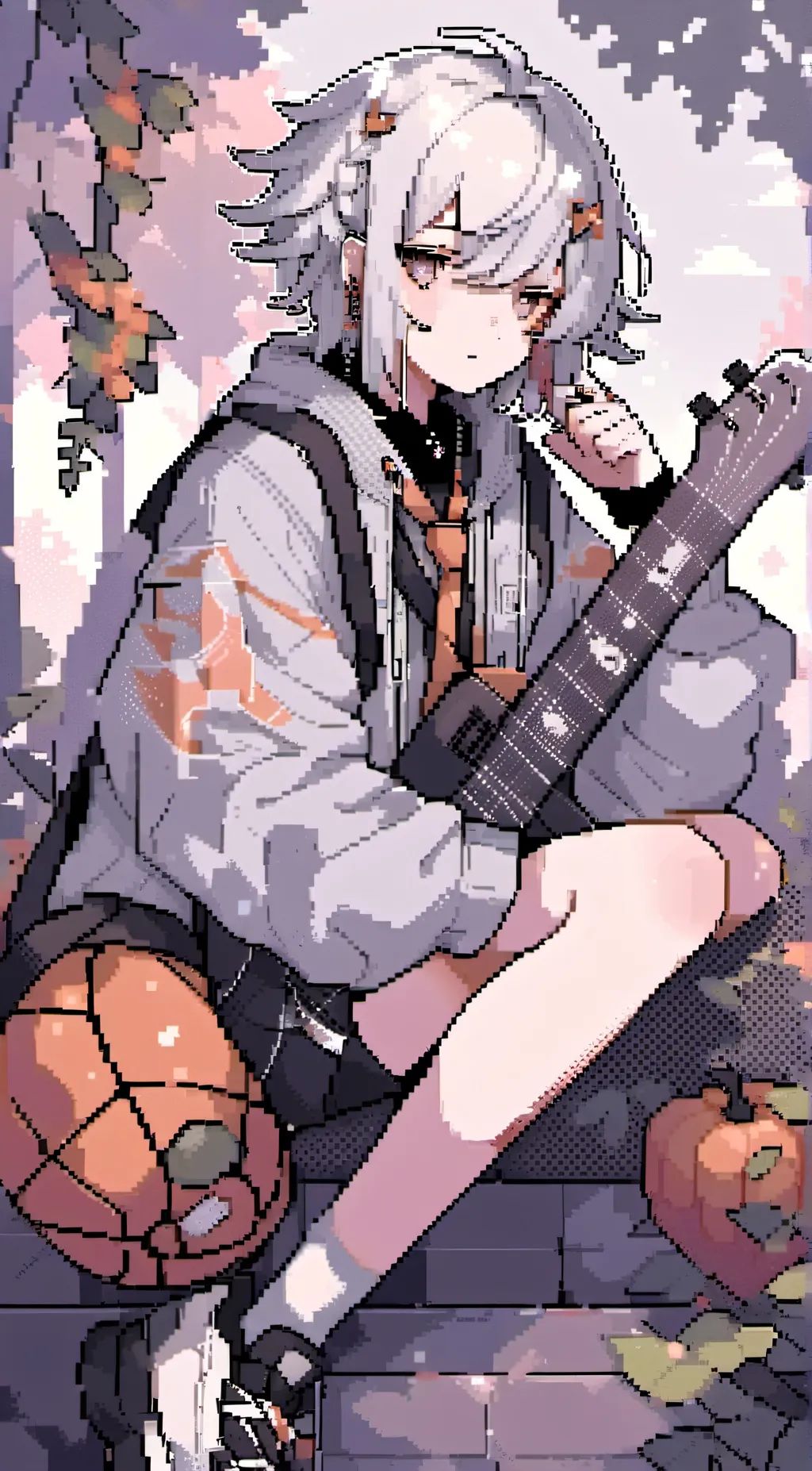 ai character: V,C,A and Y background