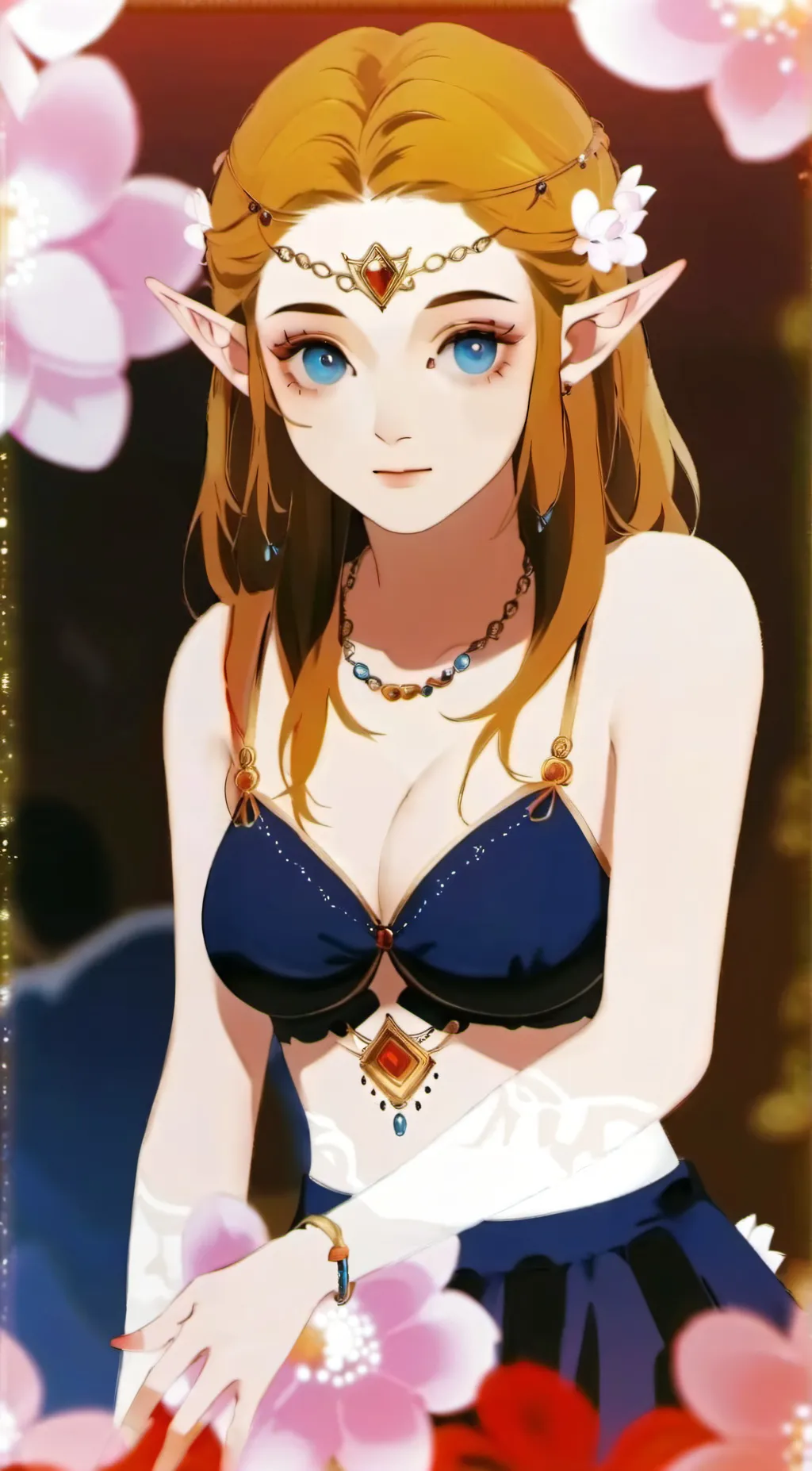 ai character: Zelda  background