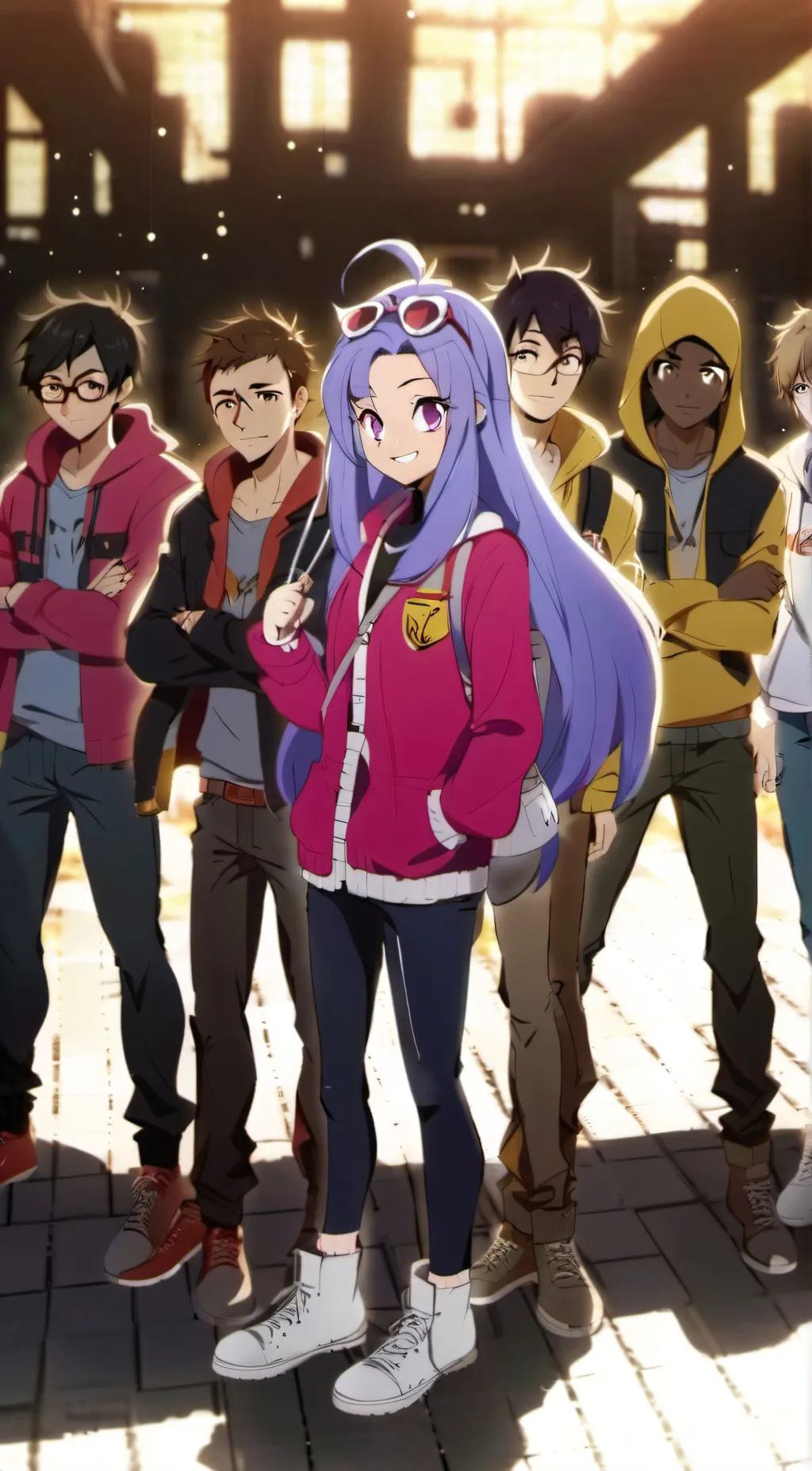 ai character: Teen Titans background