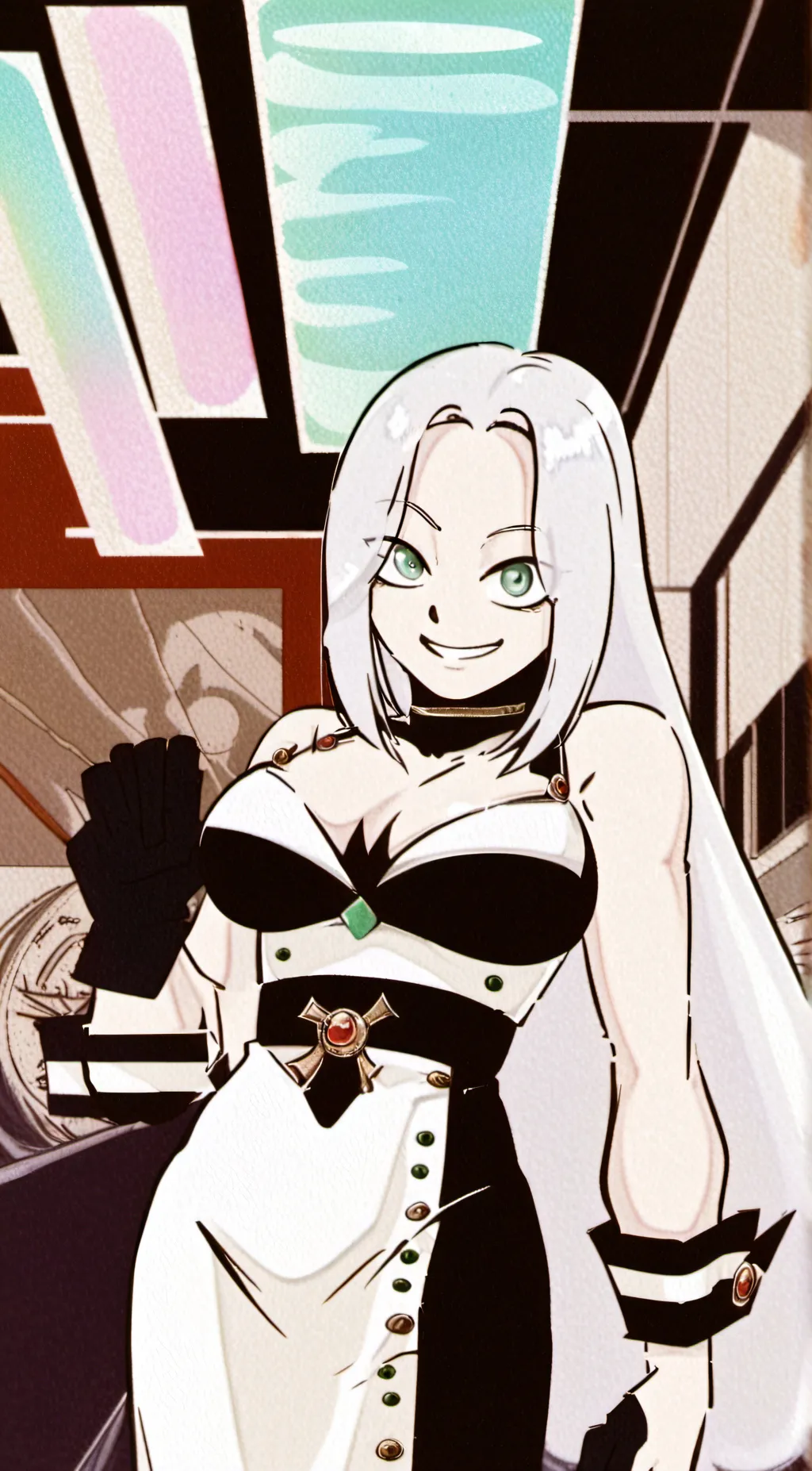 ai character: amu Kristen  background