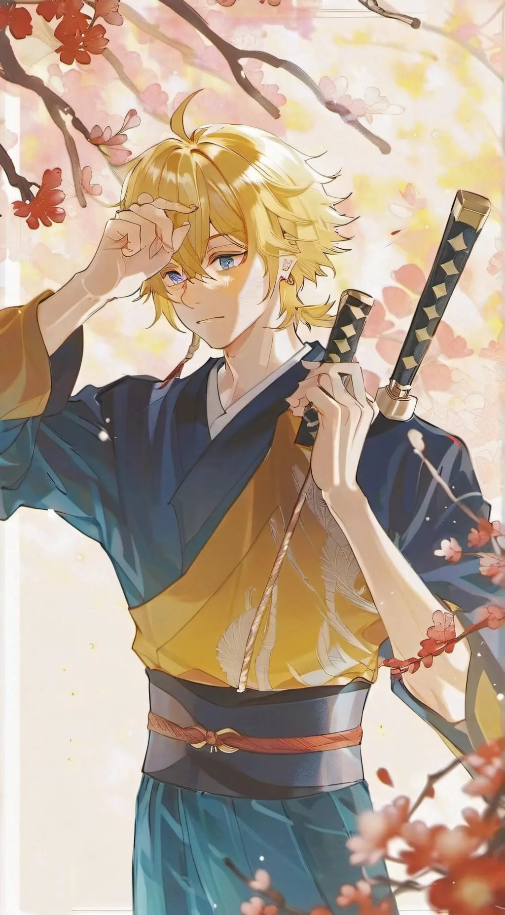 ai character: Zenitsu background