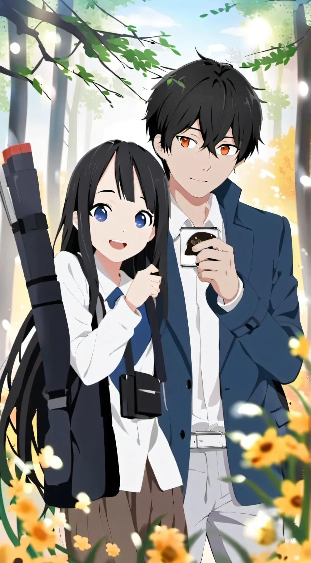 ai character: james an danny background