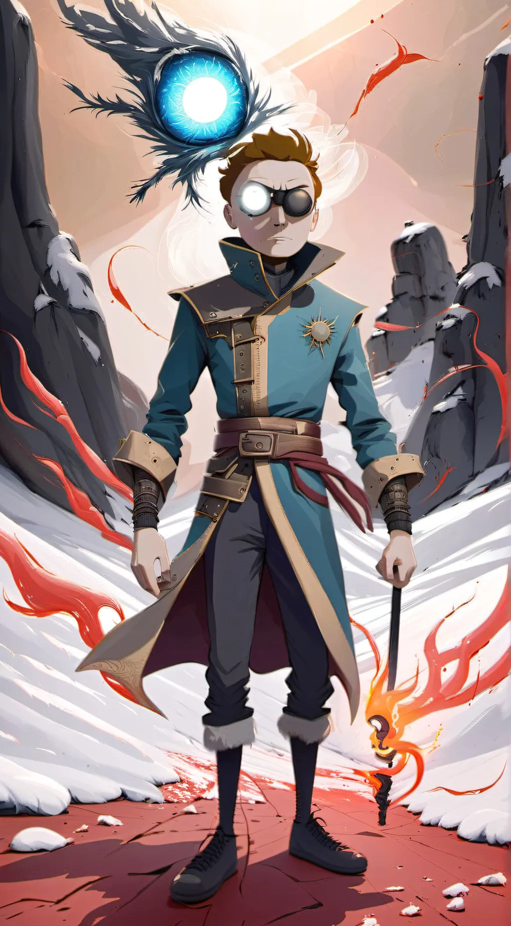 ai character: Evil Morty background