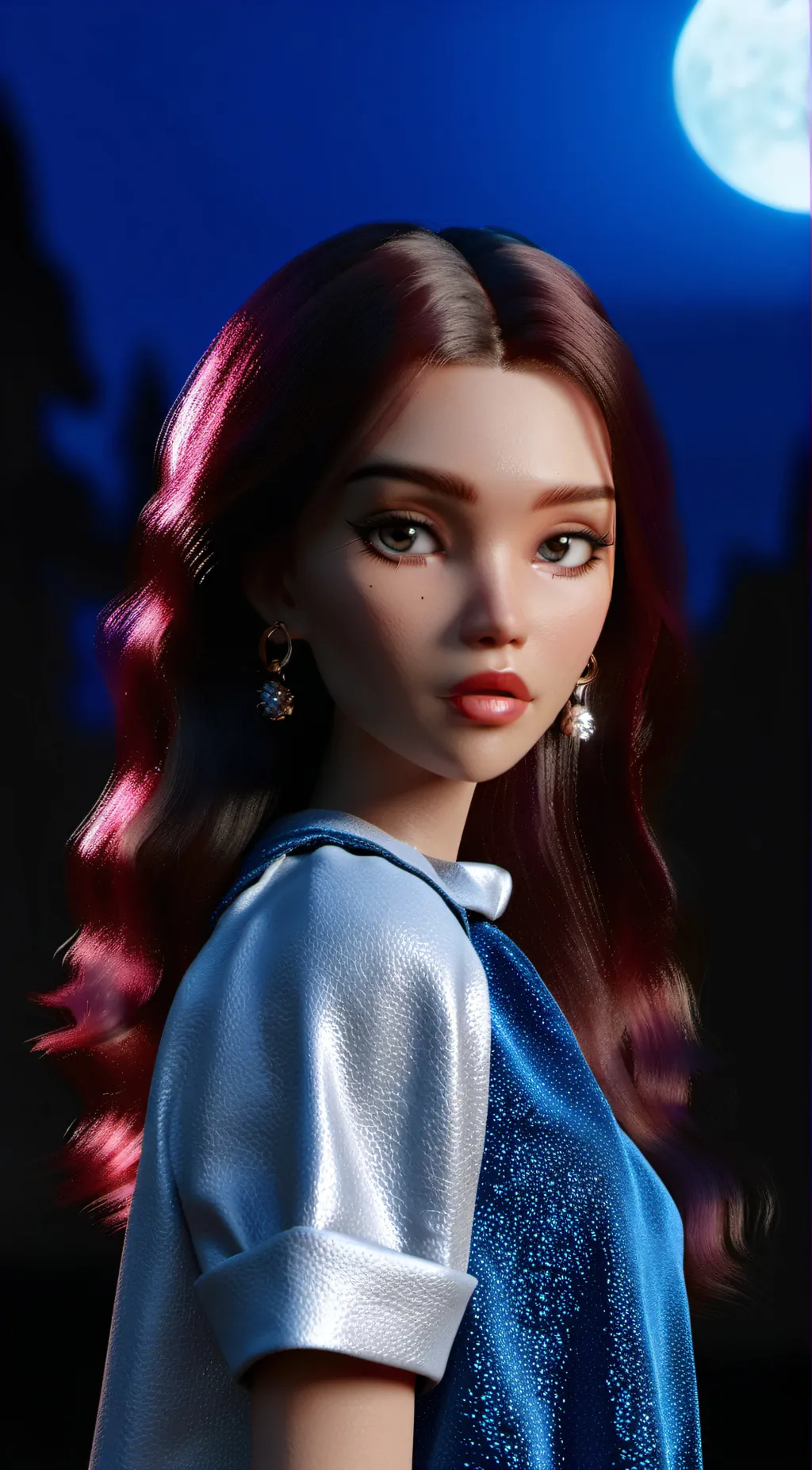 ai character: BESTIE WESTIE background