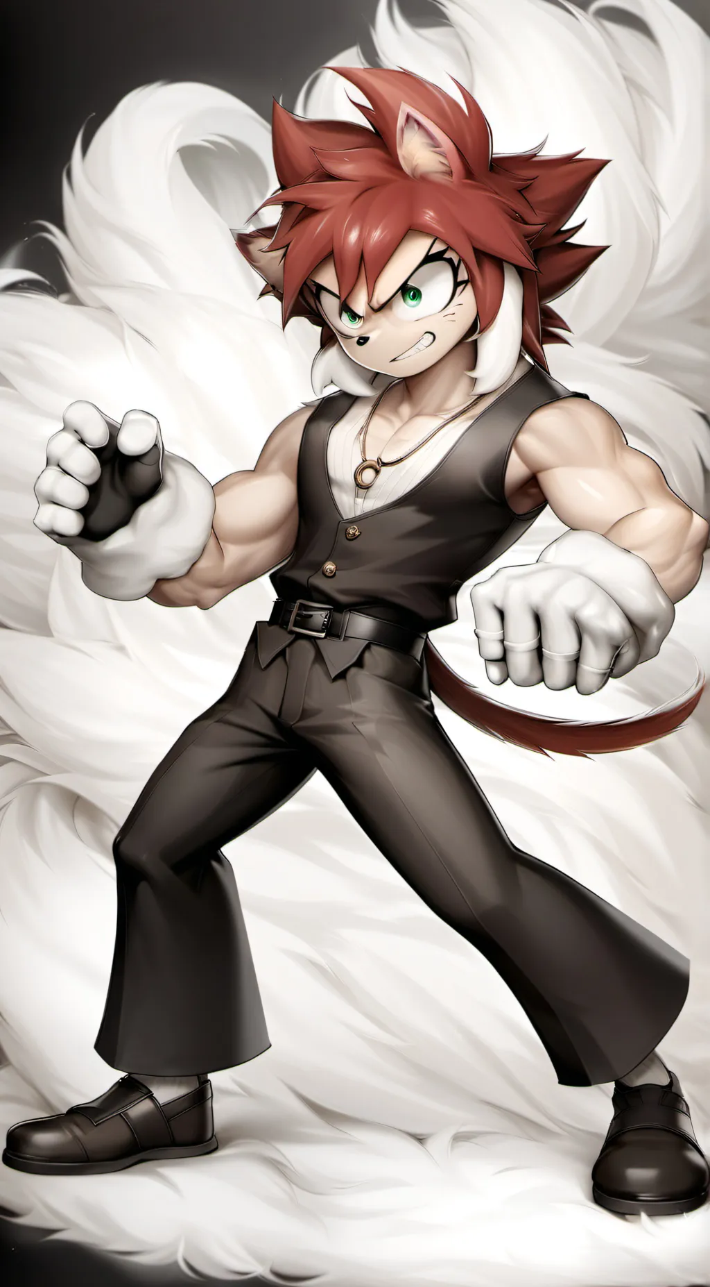 ai character: knuckles background