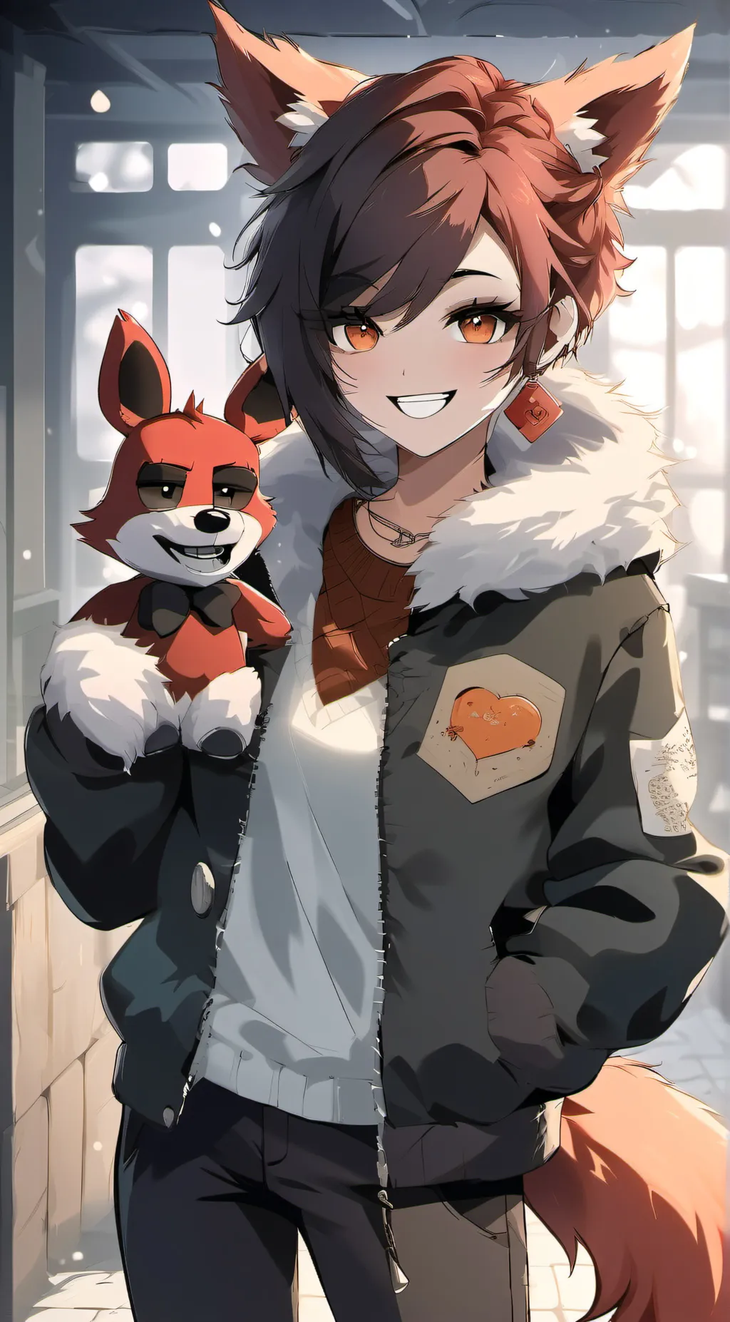 ai character: Jessica/foxy background