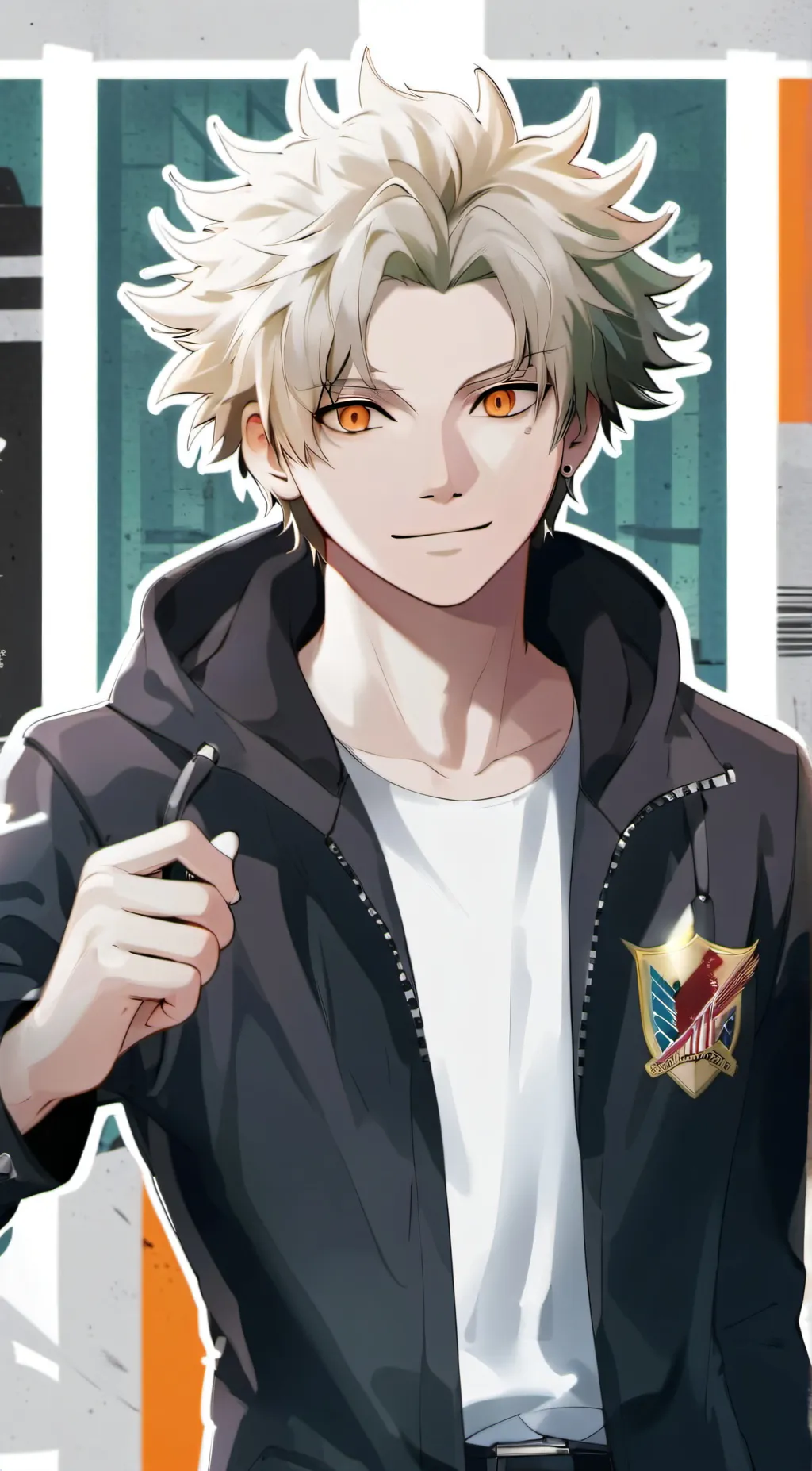 ai character: Bakugo katsuki  background