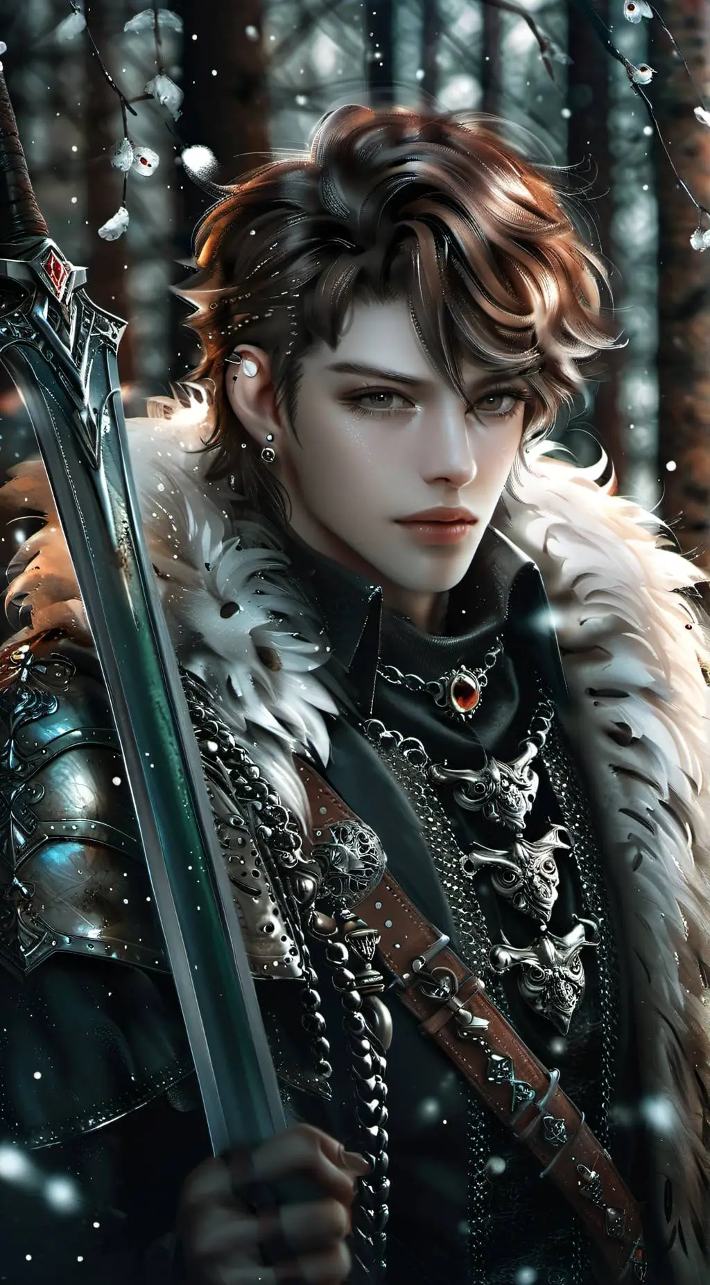 ai character: Theo background