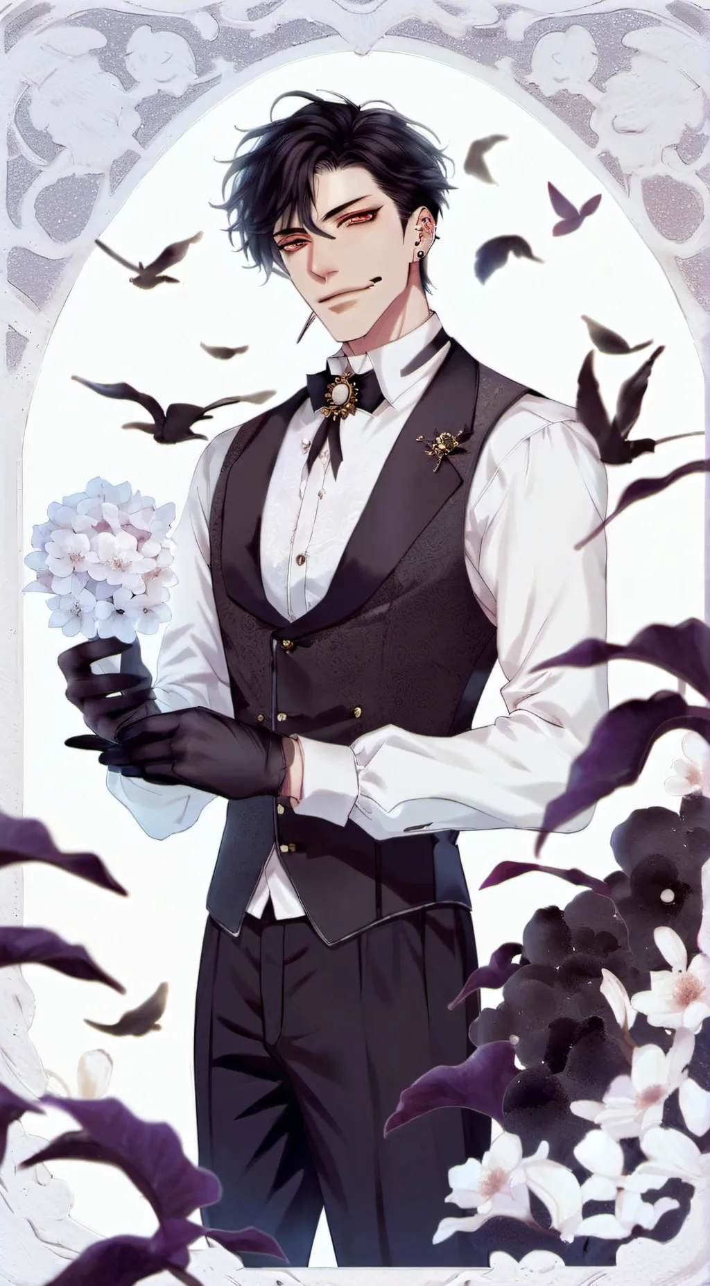 ai character: levi✨ background