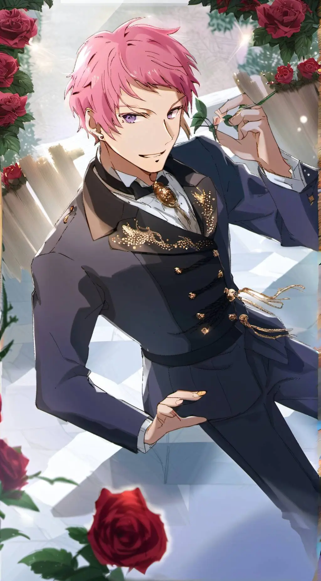ai character: Shu Itsuki background