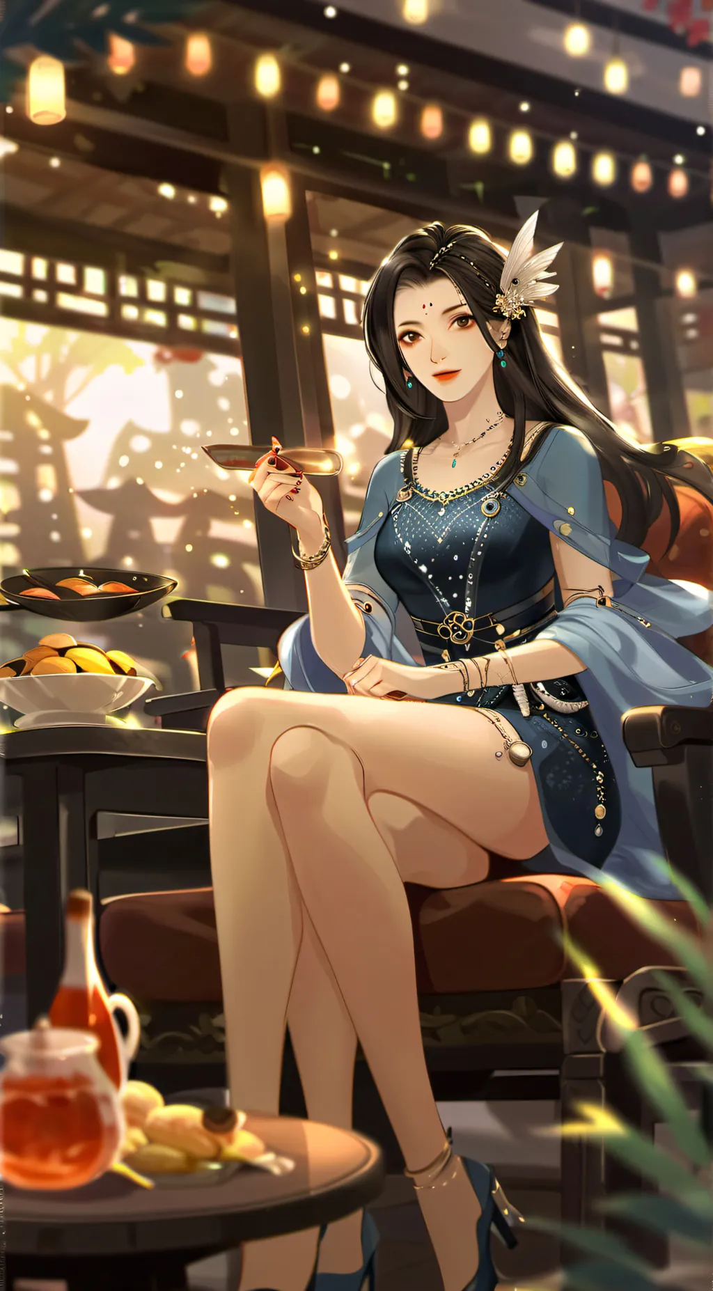 ai character: Mr. top girl background