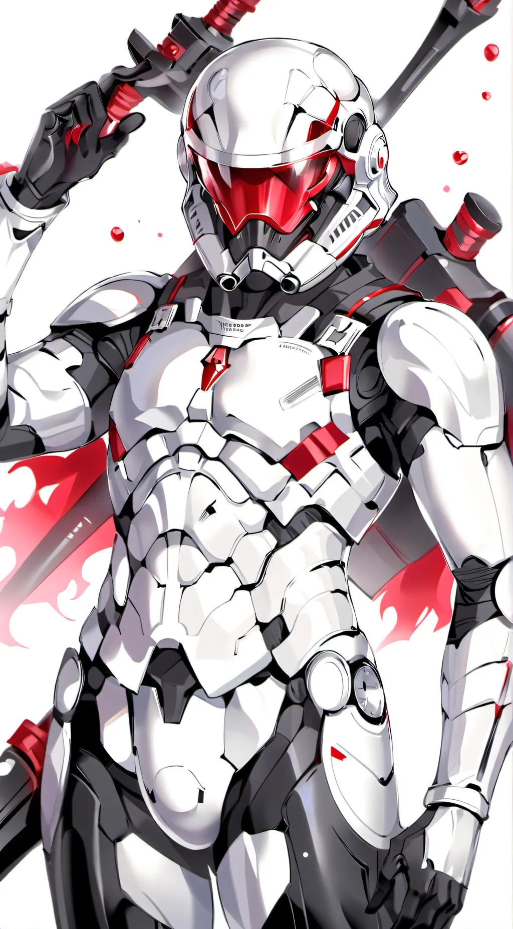 ai character: stormtrooper. background