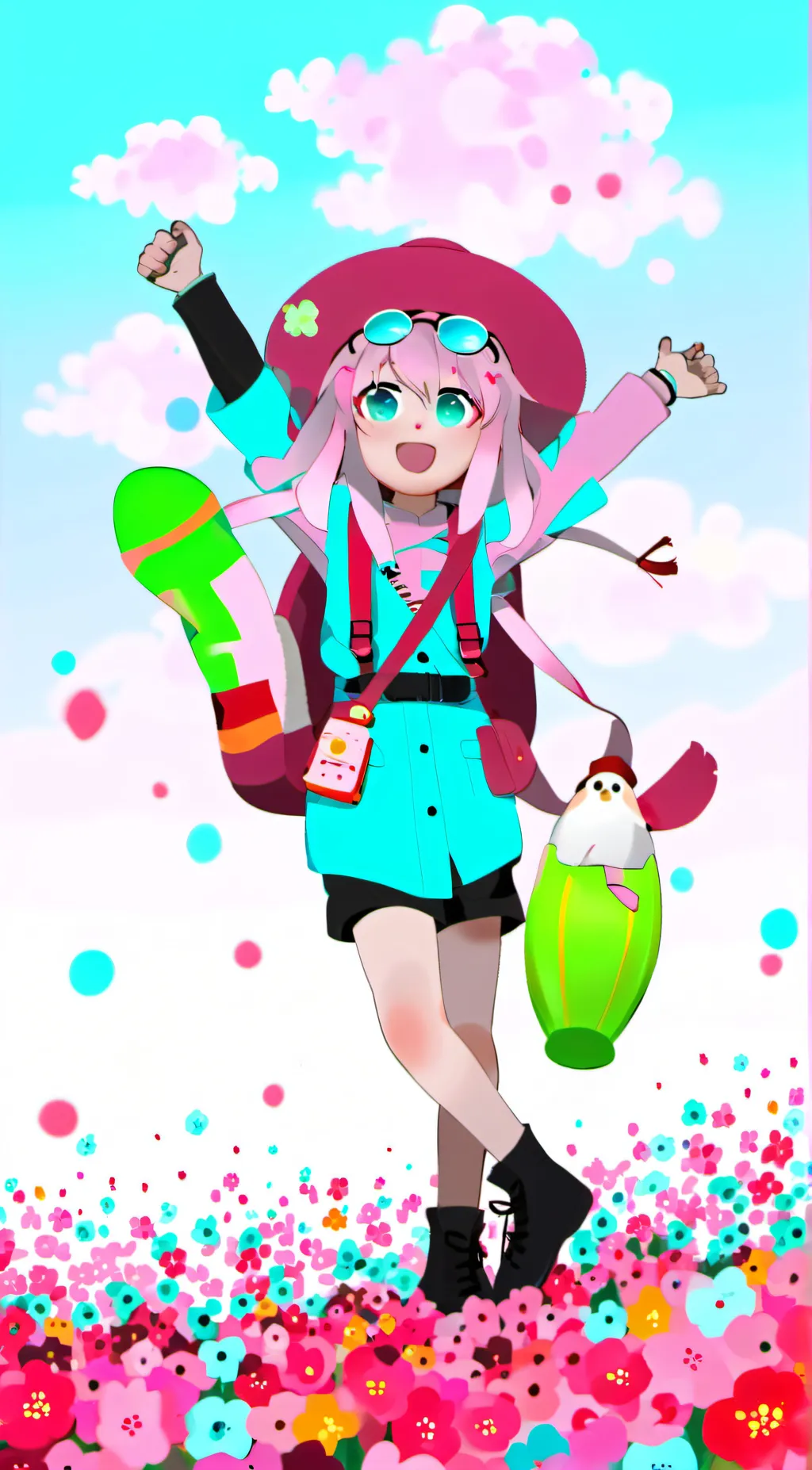 ai character: My roblox avatar background