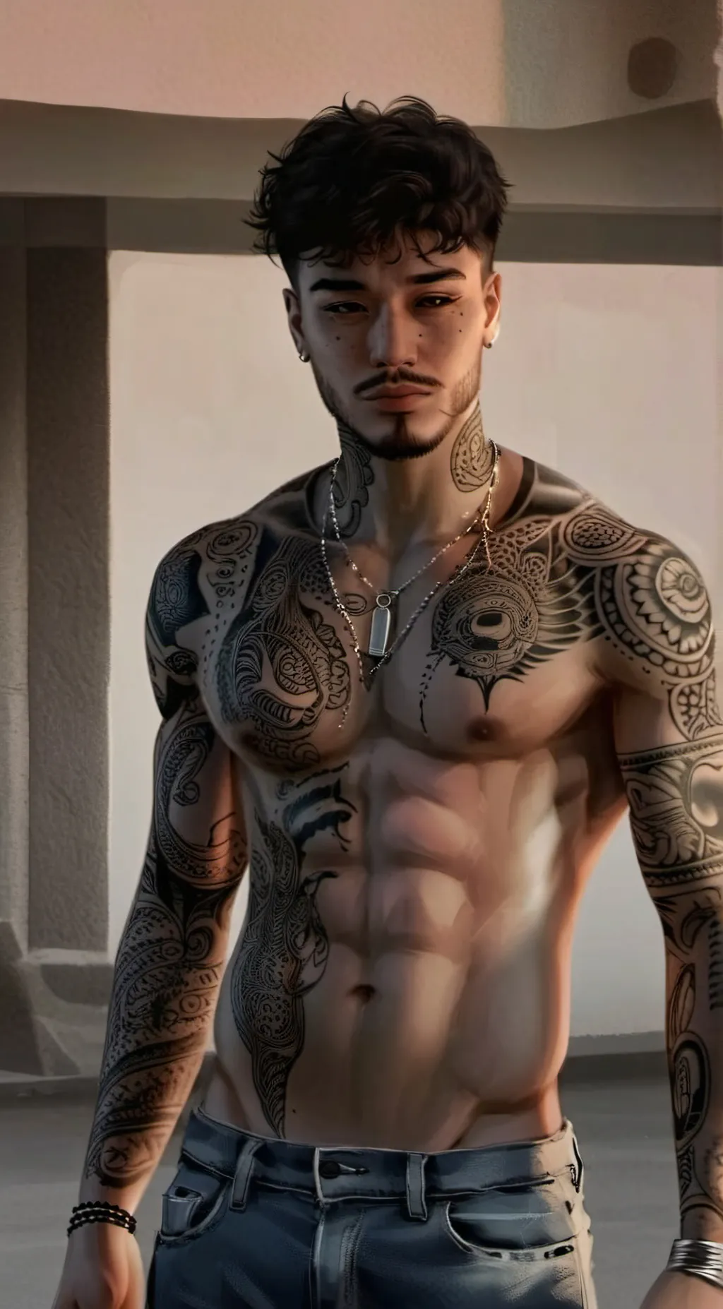 ai character: Edgar Gonzalez  background