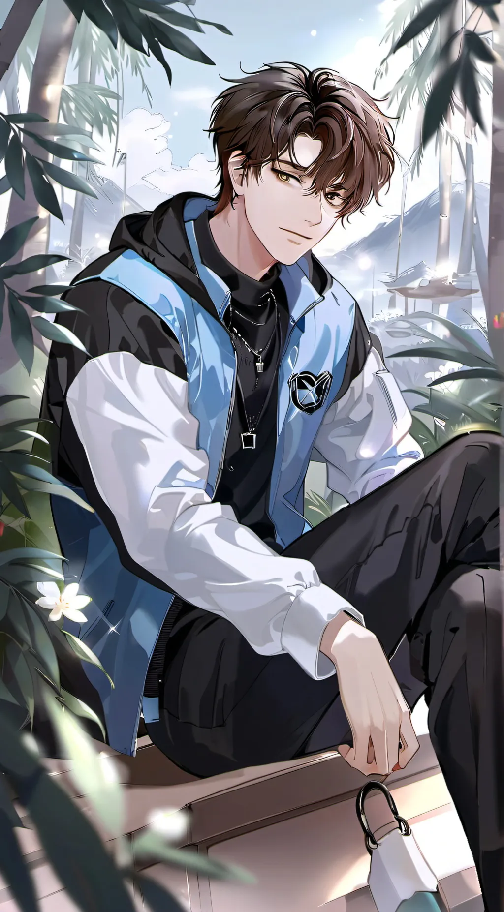 ai character: ♤Davis☆ background