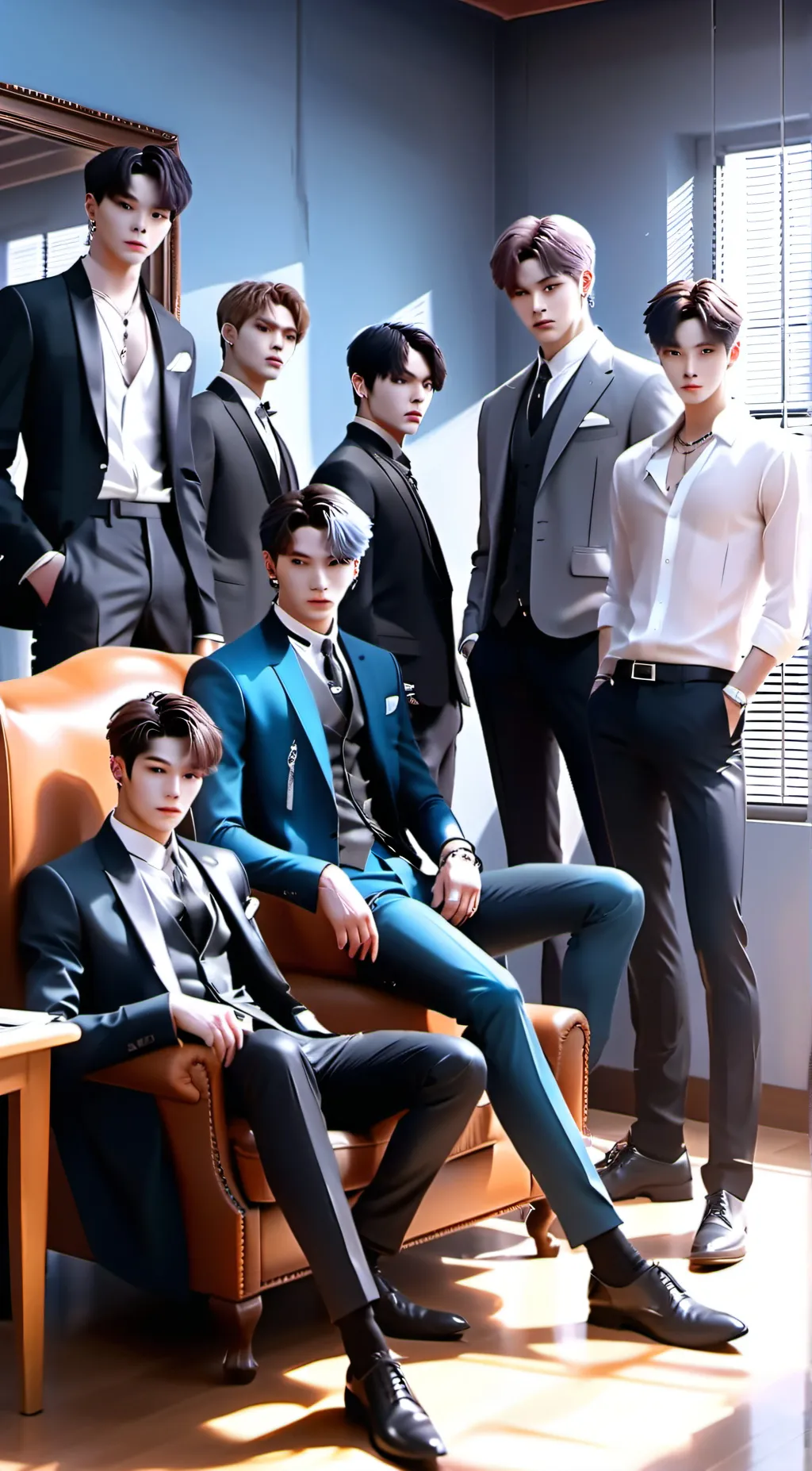 ai character: Bts background