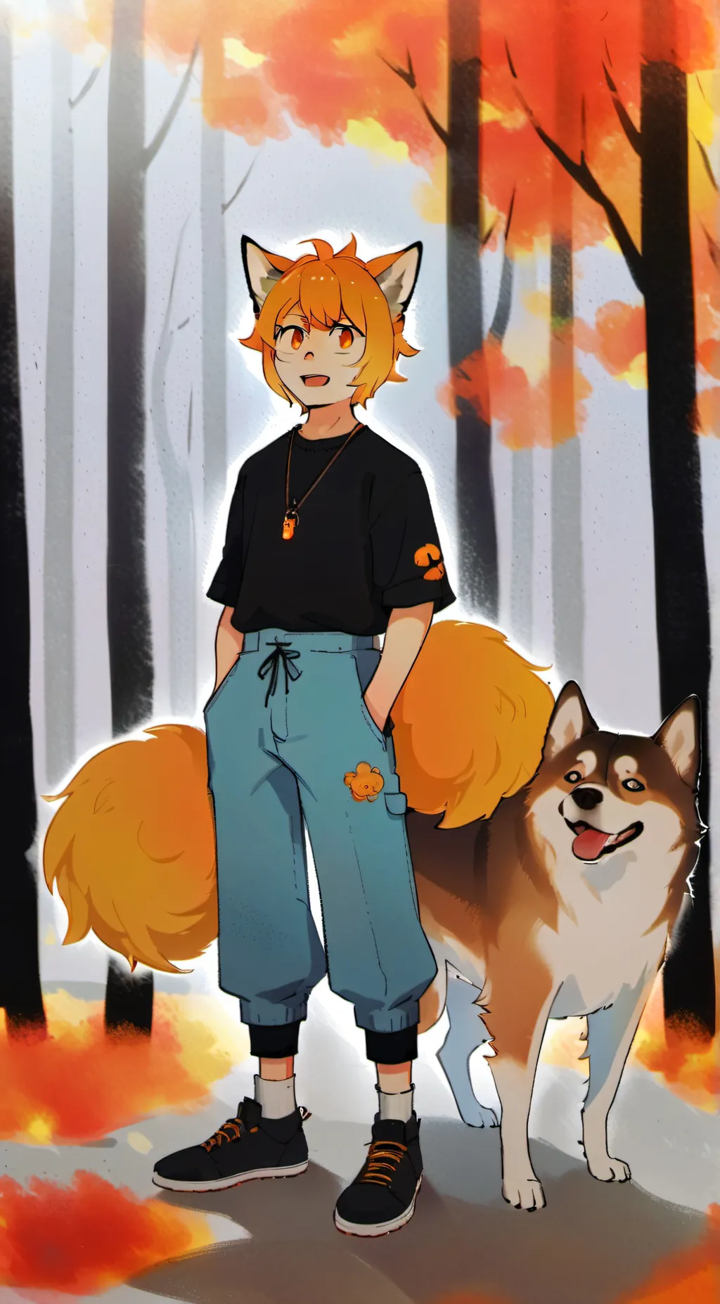 ai character: Dogday background