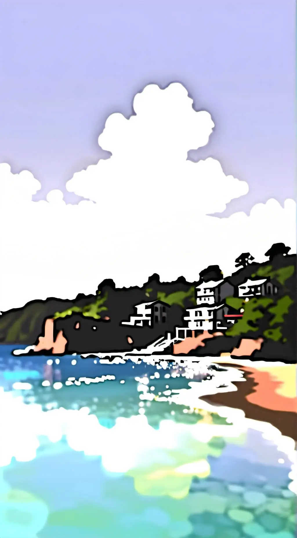 ai character: NPC BEACH TRIP background
