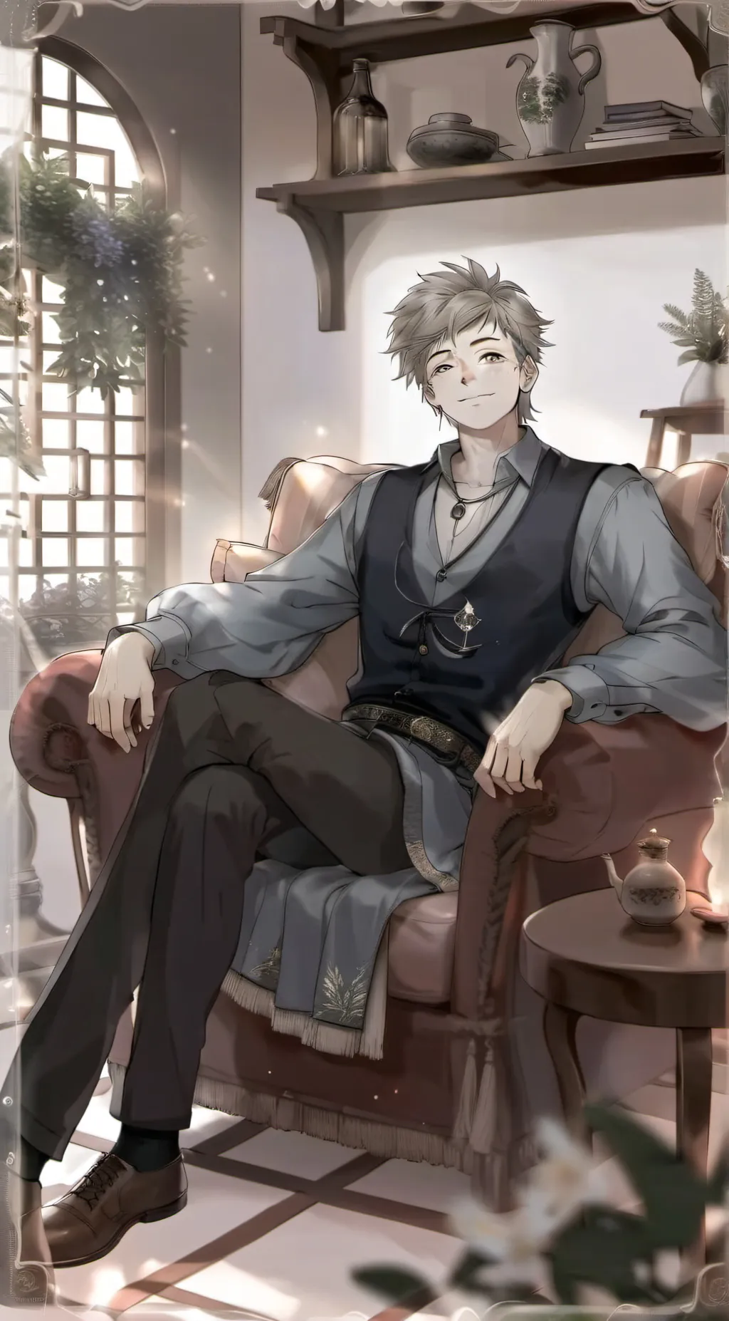 ai character: mha villan  background