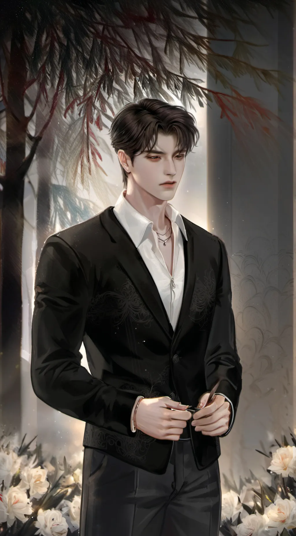 ai character: Aziel  background