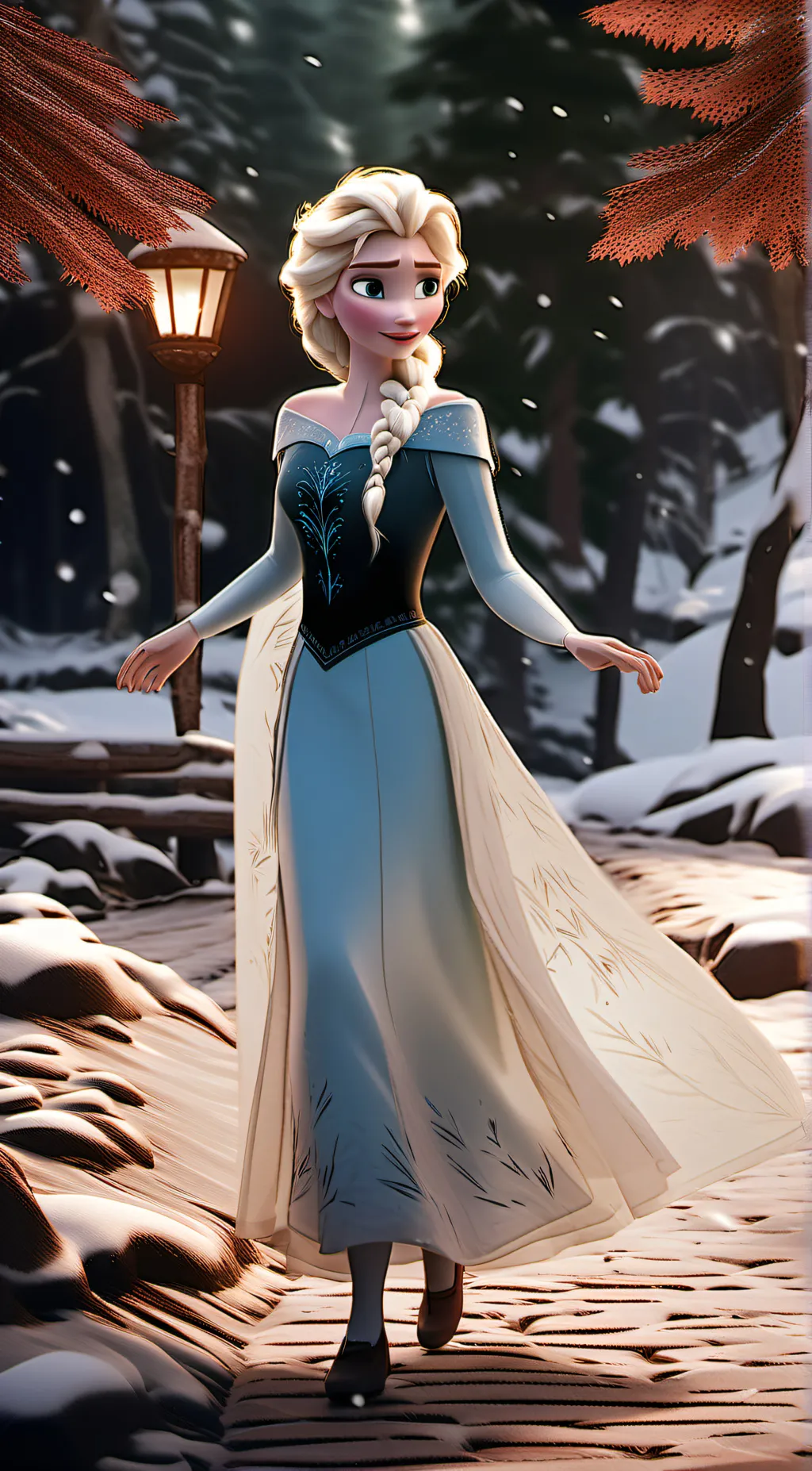 ai character: Elsa background