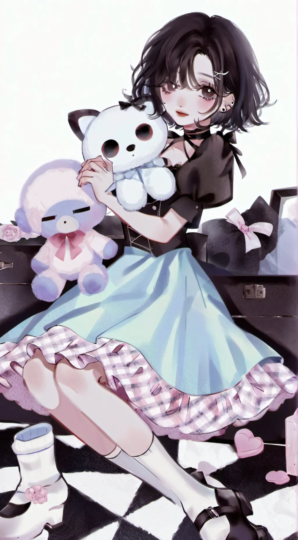 ai character: Marie Ann  background