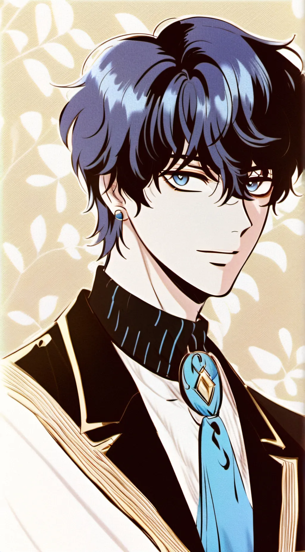 ai character: cherry background