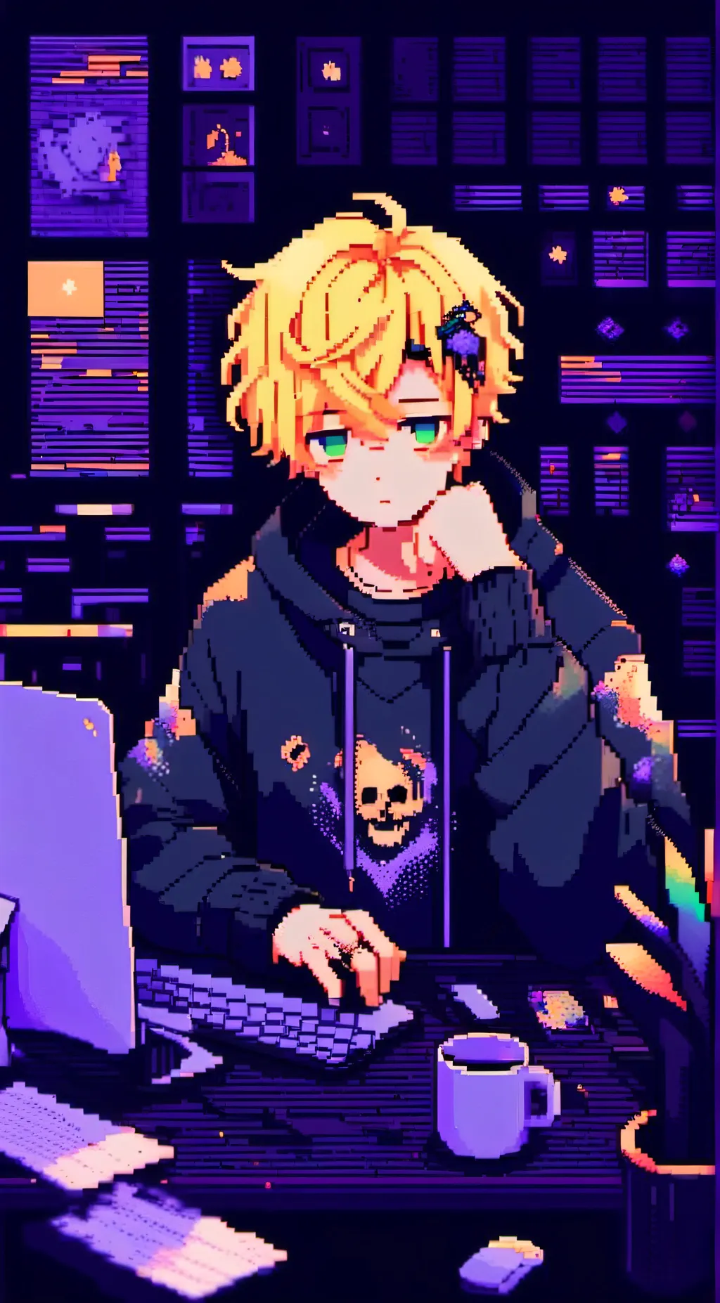 ai character: Chase. background