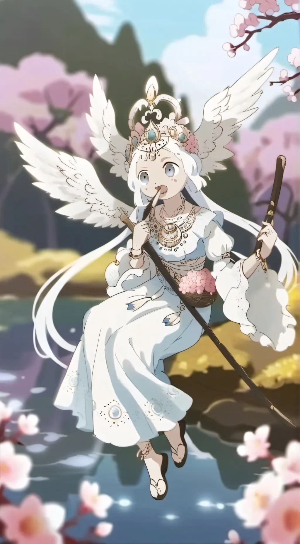 ai character: Angel background
