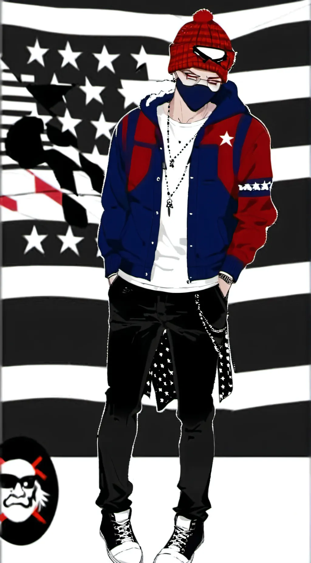 ai character: America  background