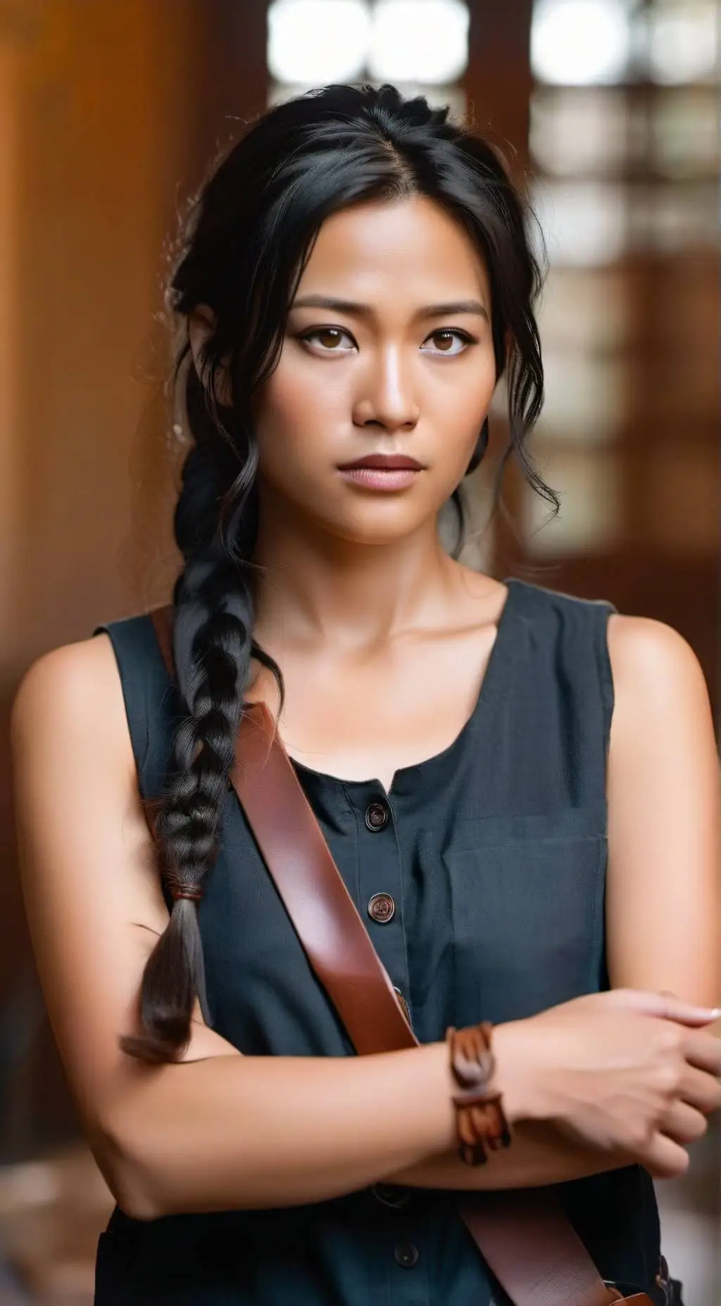 ai character: Rosita Espinosa  background