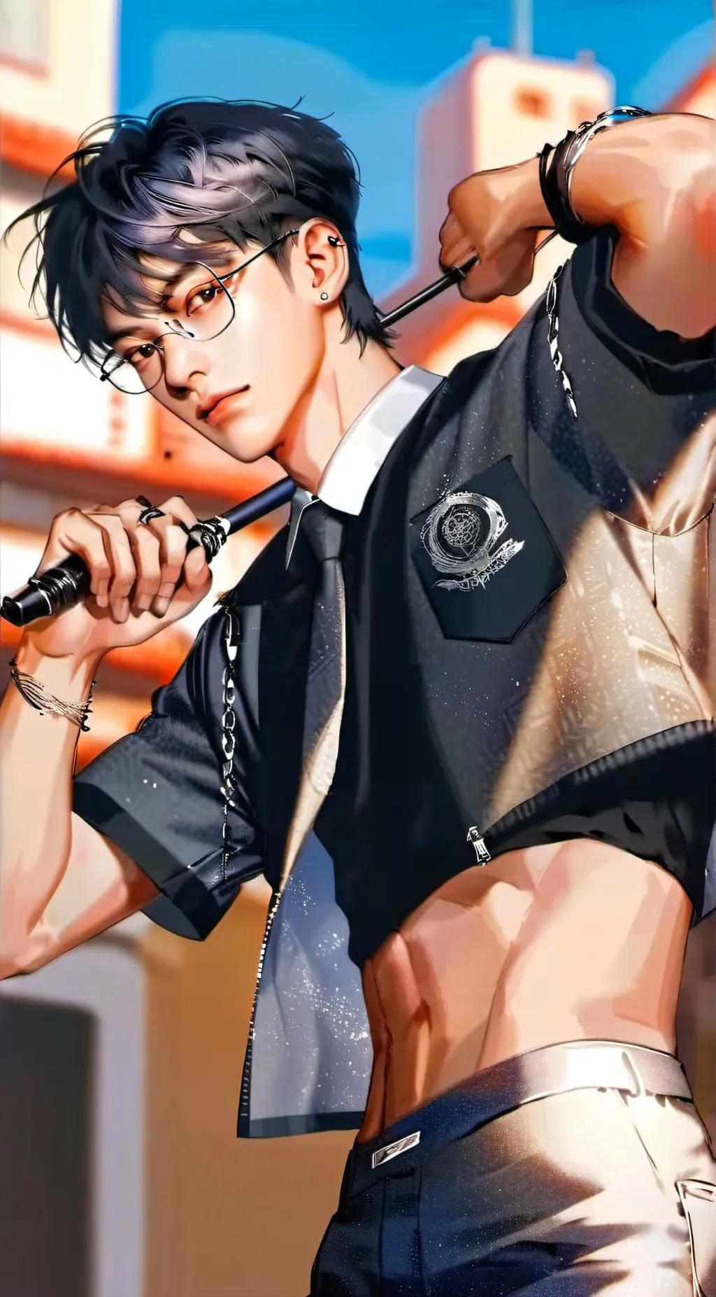 ai character: I HATE🤢 background