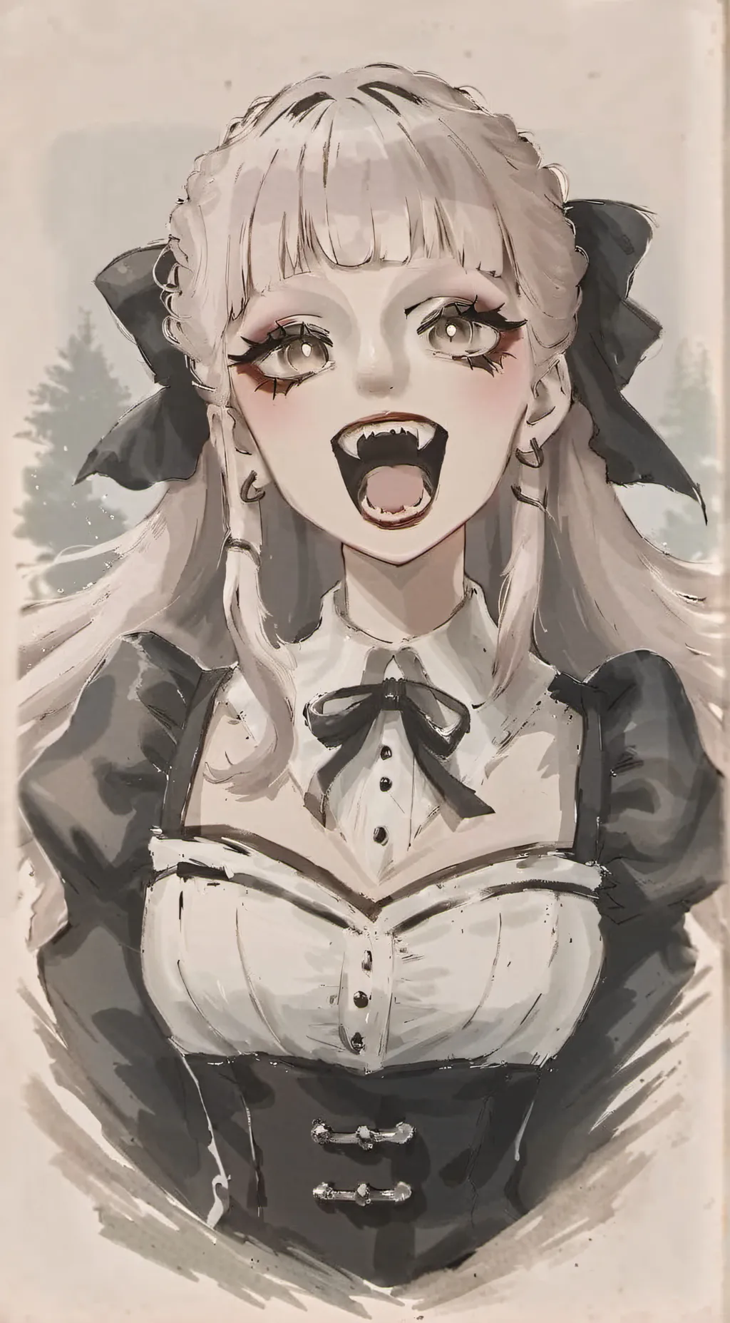 ai character: Melodie The Vampir background