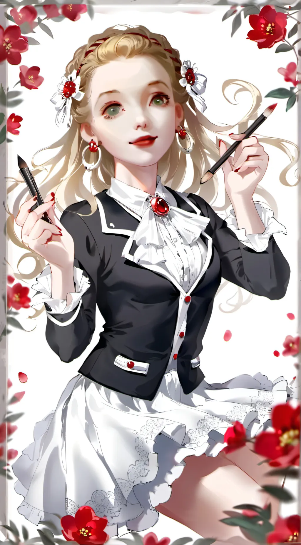 ai character: MHA SCHOOL background