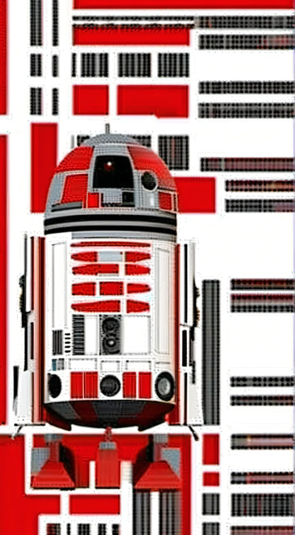 ai character: R4-D4 background