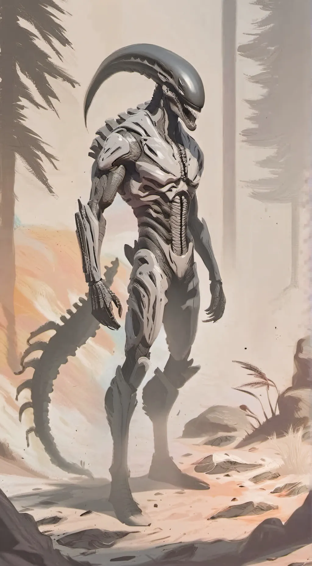 ai character: X background