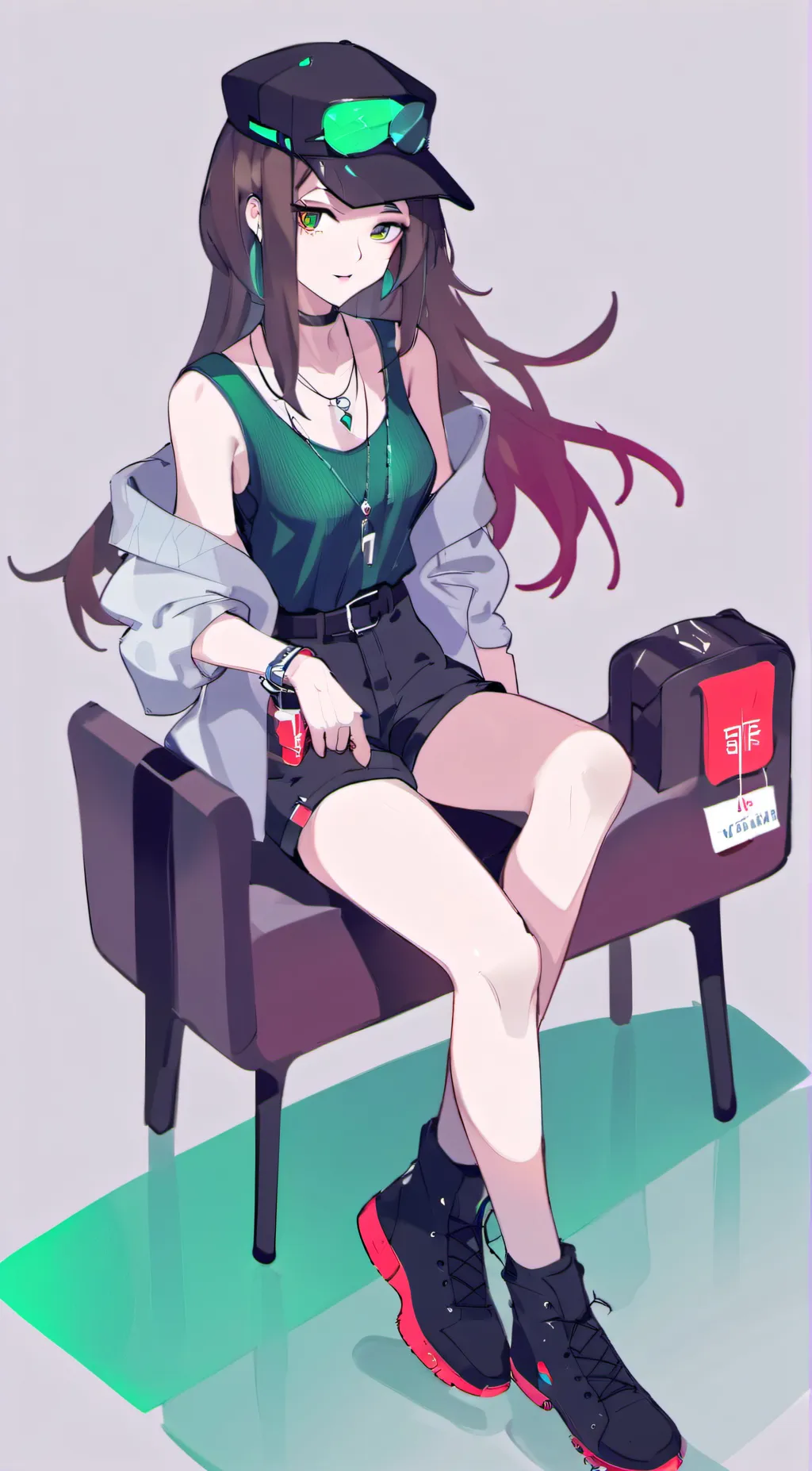 ai character: Riley! background
