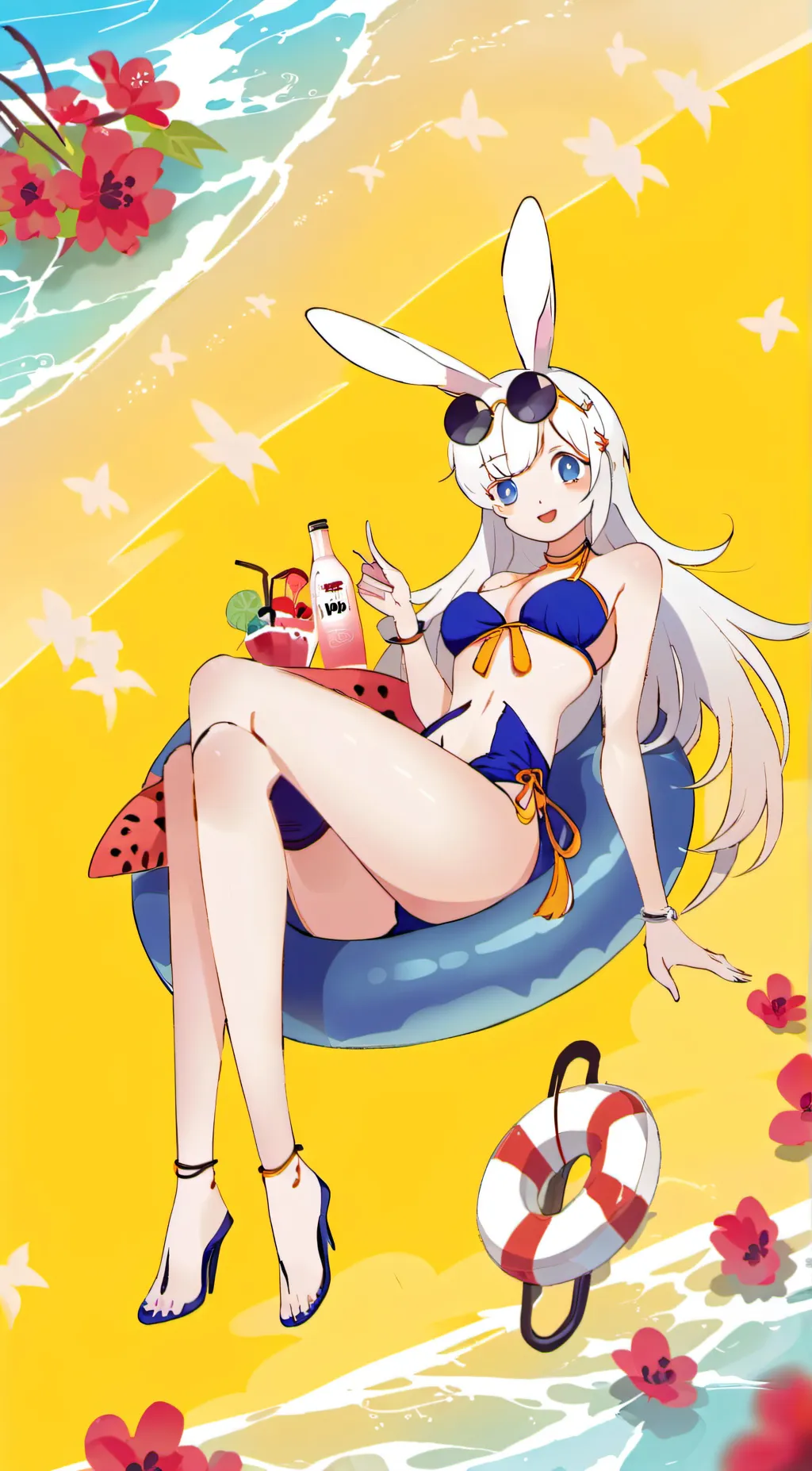 ai character: Cinnamoroll background