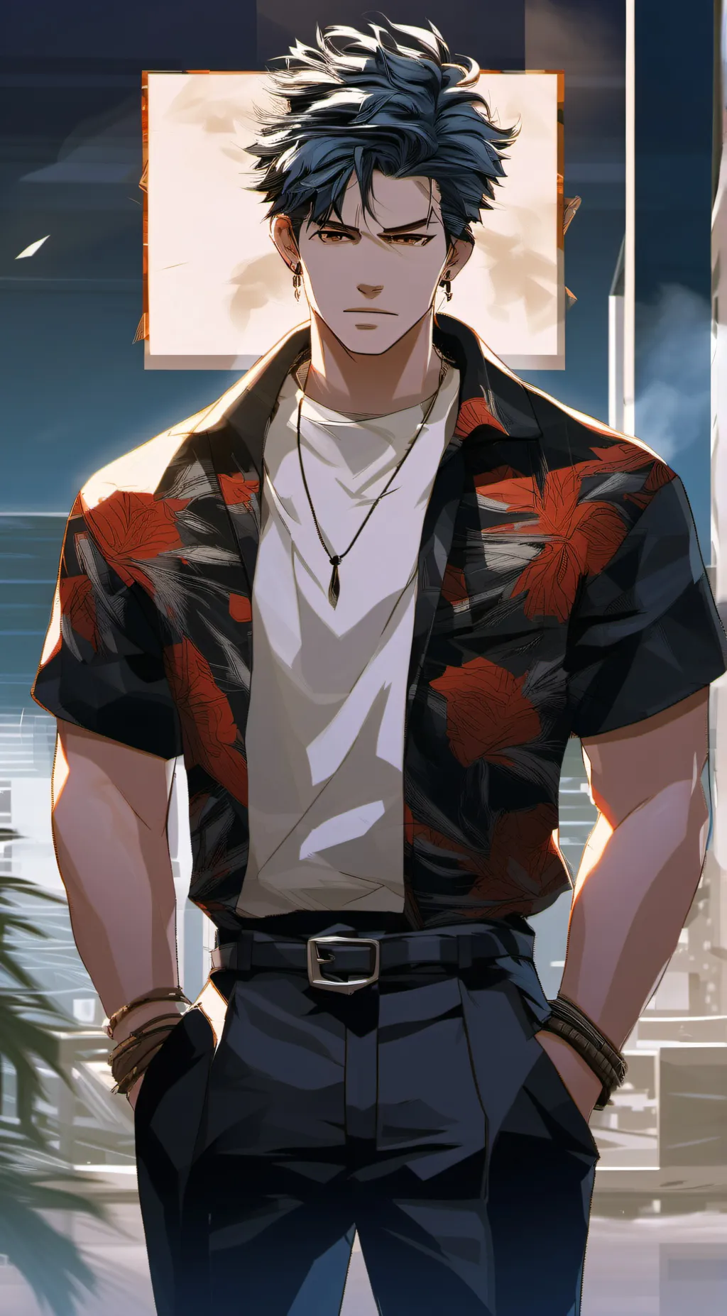 ai character: Jason  background
