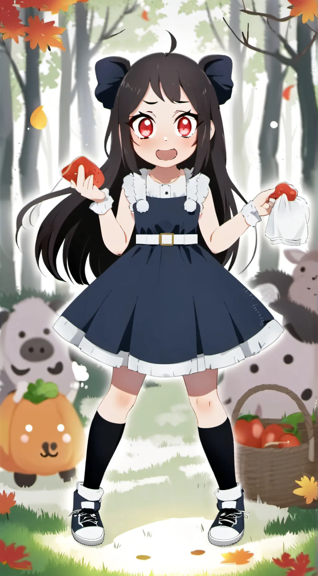 ai character: Beky  background