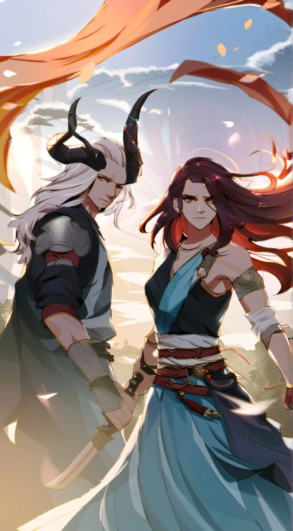 ai character: A Complicated Love background