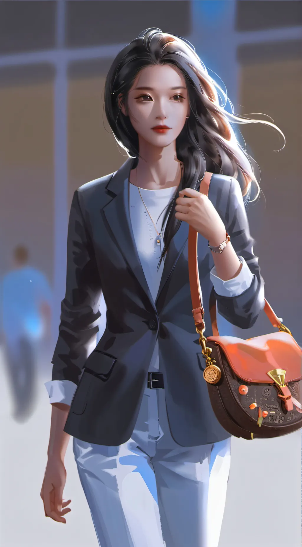 ai character: Boss background