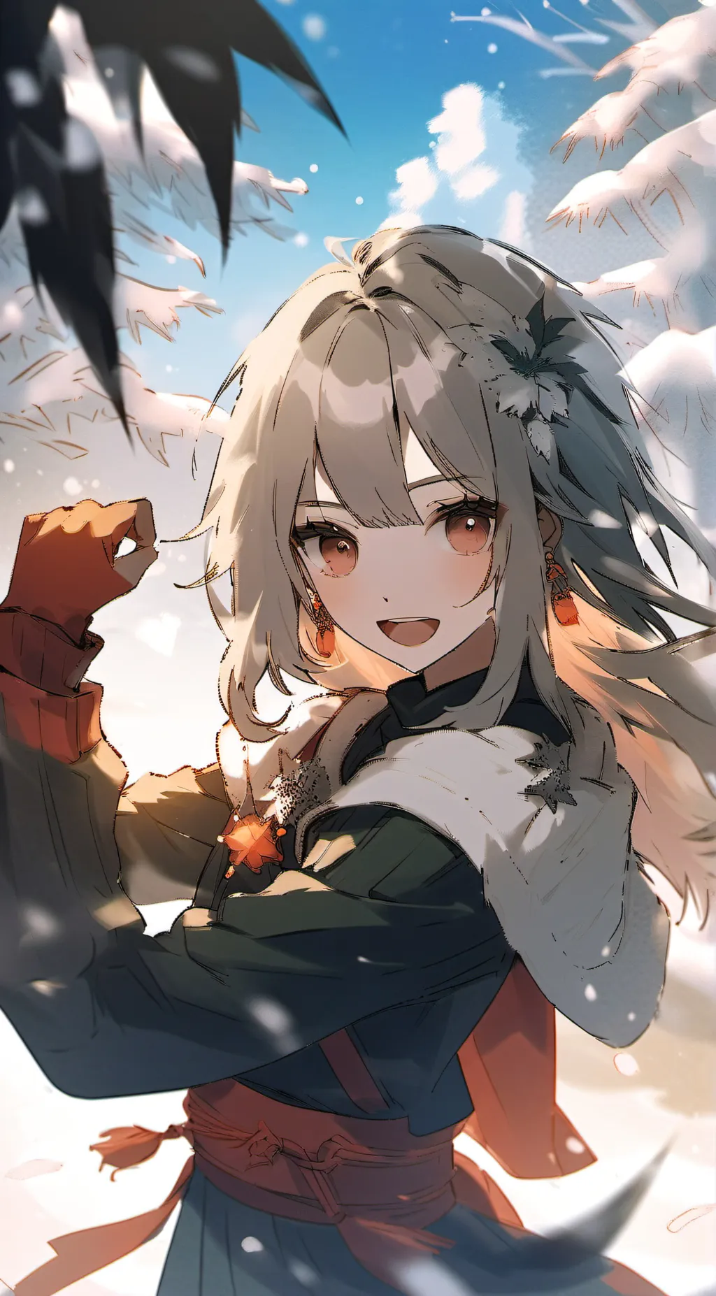 ai character: Aurora background