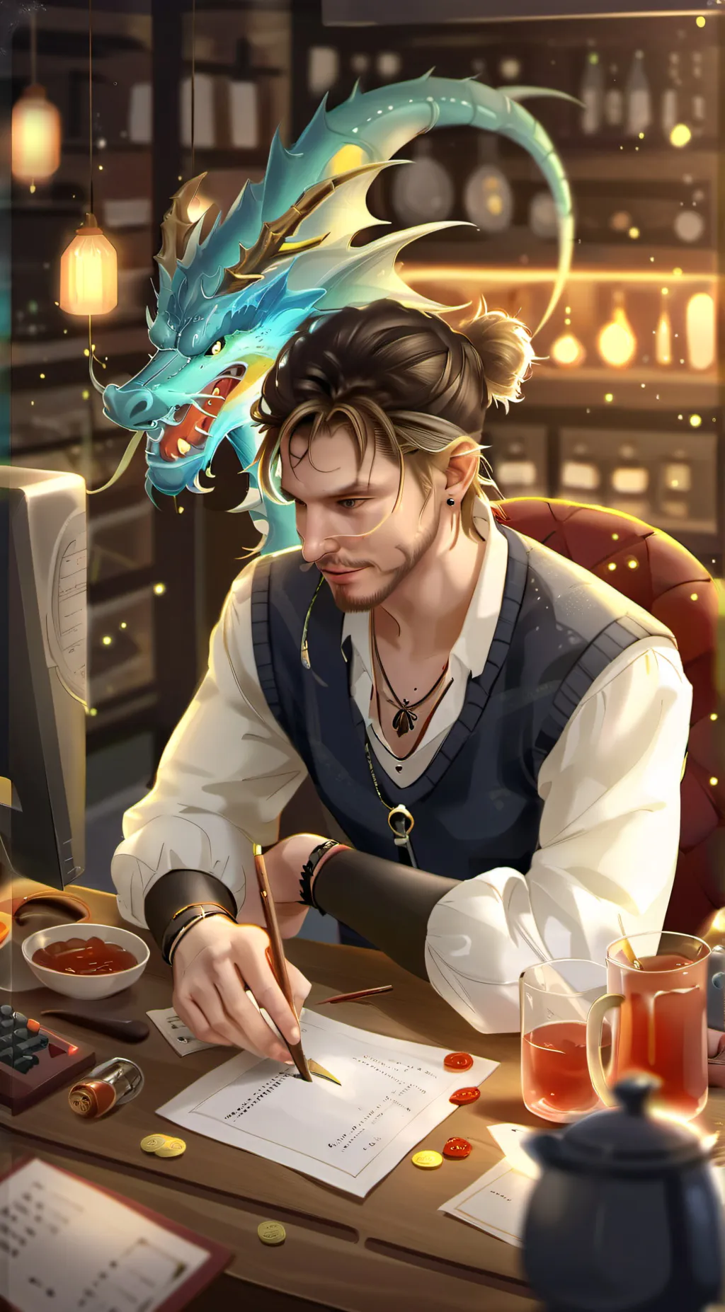 ai character: Ian background