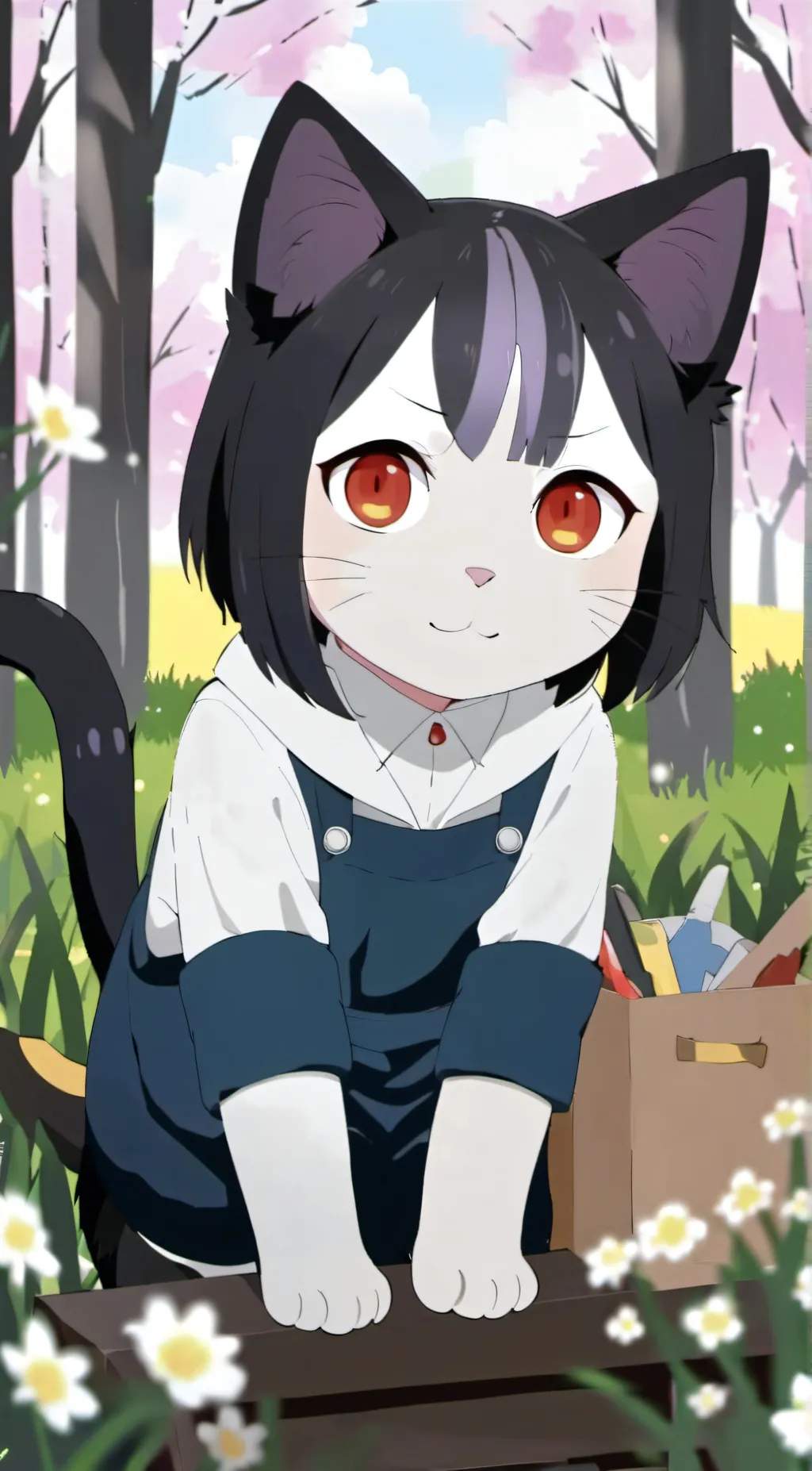 ai character: Kat background