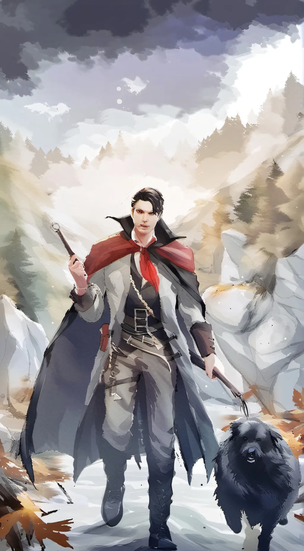 ai character: hunter background
